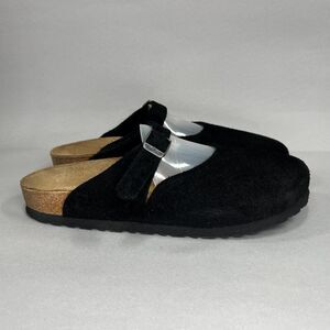 Birkenstock Women's Size 9 Rosemead Black Suede Leather Mary Jane Clogs